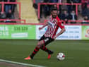 Jamie McAllister played against the Black Cats while captain at Exeter City