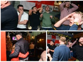 England fans lived every emotion from hope to heartache during the match against France.