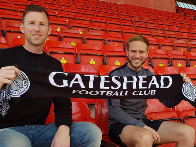 Gateshead are in play-off action this weekend.