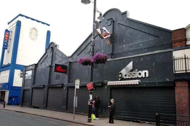 A look outside Passion  nightclub on Holmeside, 13 years ago.