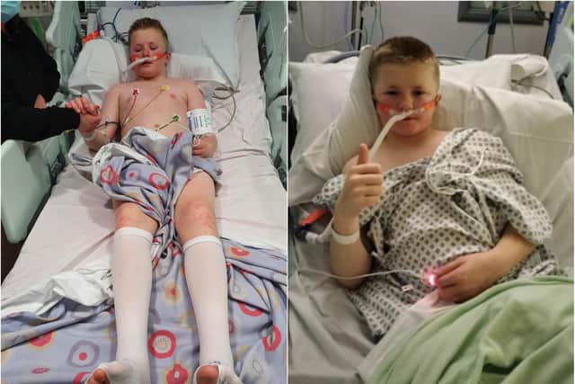 Aaron spent 10 days in hospital after being diagnosed with new condition PIMS.