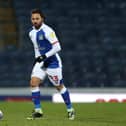 Bradley Dack in possession during the Championship match between Blackburn Rovers and Sheffield Wednesday at Ewood Park.