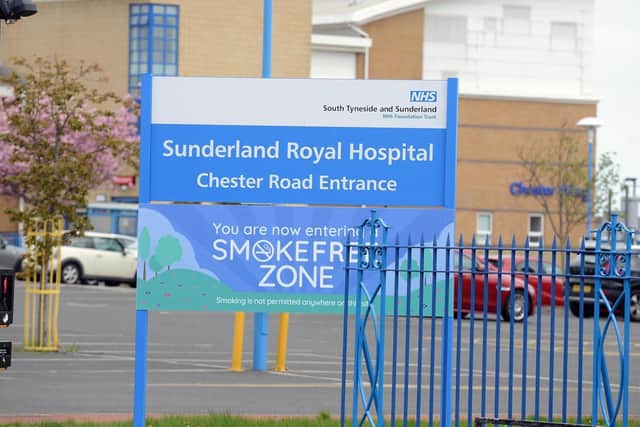 The incident happened at Sunderland Royal Hospital.