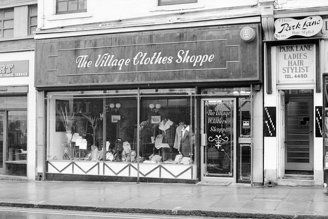 The Village Clothes Shoppe and Park Lane Hair Stylist. Does this bring back happy memories? Photo: Bill Hawkins.