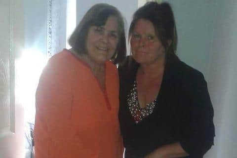 Sheila Quigley (left) with her daughter Dawn.