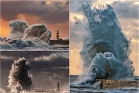 Phil Wright shared these dramatic pictures, taken at Seaham.