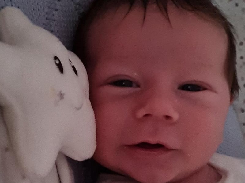 Megan Rose Thornton, said: "Mckenzie-Stuart 12/01/2021 weighing 7lb 12oz."