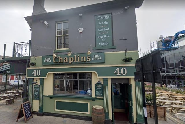 City centre pub Chaplins, Stockton Road