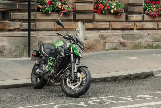 On-street bays are often the best bet for bikers.