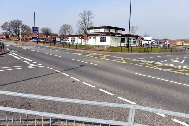 The markings have been put in place following a number of incidents at the junction.
