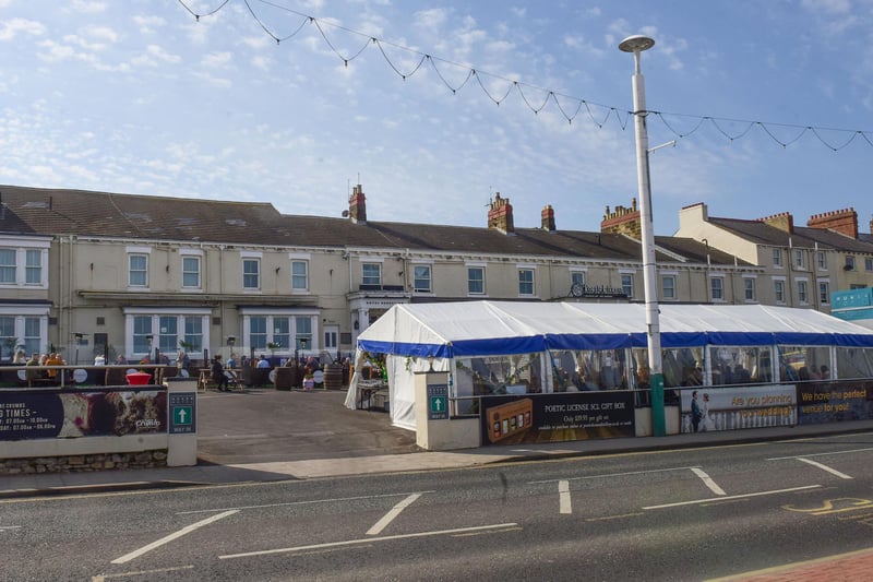 Busy scenes at Poetic License in Roker on Saturday as people enjoyed a drink on the first weekend of pub beer gardens and outdoor areas being open following  the easing of lockdown rules on April 12.