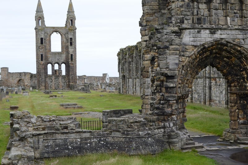 Parts of the ruins of St Andrews Cathedral date back to the early 12th century. Macedonboy wrote: "Once Scotland's greatest church building. Now it's a ruin, but what a postcard picture perfect ruin. The east and west towers are two of the greatest structures still standing and the isolated remains served to magnify the brilliance of the Gothic architecture."