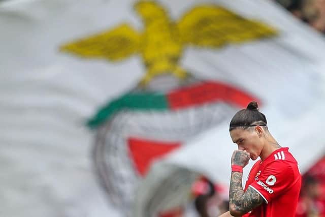 Benfica's Uruguayan forward Darwin Nunez (Photo by CARLOS COSTA/AFP via Getty Images)