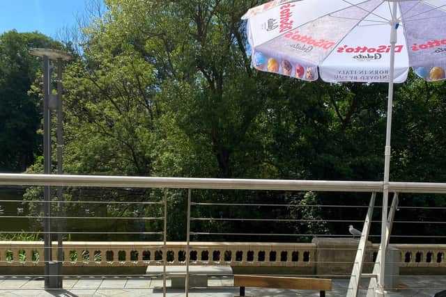 You can also dine al fresco