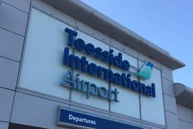 Teesside International Airport has announced a temporary reduction of flights.