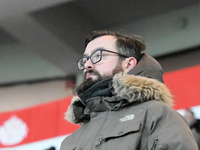 Fans at the Stadium of Light to watch Sunderland's game against West Brom. The Black Cats lost 2-1 after taking a first-half lead through an Amad Diallo penalty.