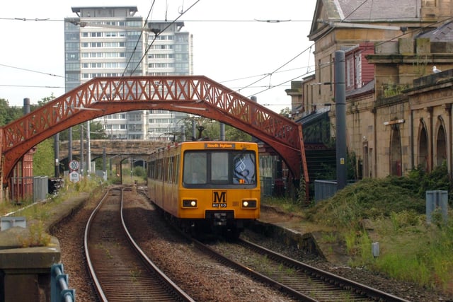 Although the station ceased operations in the late 1960s, the track is still in use by Metro and mainline services. It's pictured here in 2016.