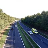The incident occurred on the A19 northbound shortly before 7am this morning
