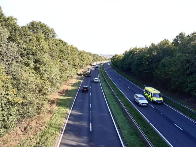 The incident occurred on the A19 northbound shortly before 7am this morning