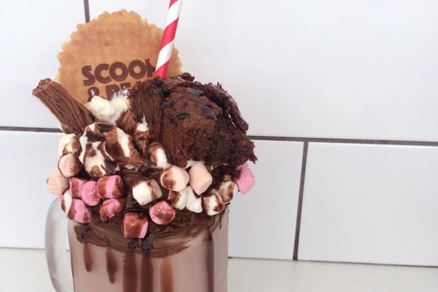 With ice cream cones and cups, shakes and speciality sundaes on the menu, you're bound to find something to tickle your fancy. We're going for the Toffee Crunch Sundae!