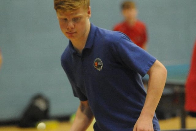 Eye on the ball as this player competes in the Sainsbury's School Games.