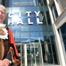 Official opening of City Hall in Sunderland with Mayor Cllr Harry Trueman.