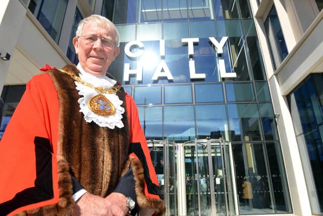 Cllr Harry Trueman during his time serving as mayor.