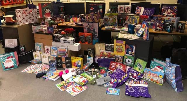 Some of the toys donated to this year's appeal.