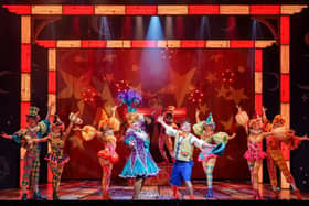 Chris Hayward and Danny Adams take centre stage at the Theatre Royal pantomime. Picture: Newcastle Theatre Royal/Crossroads Pantomimes.