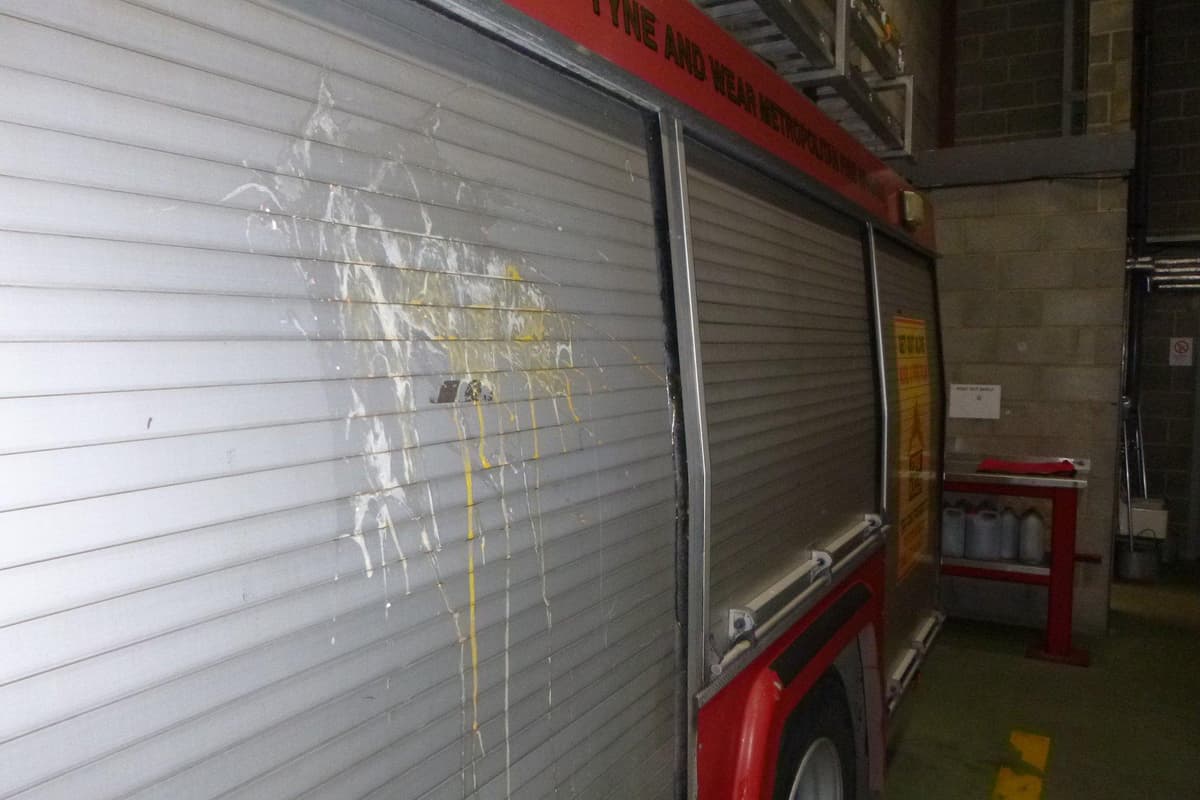 Fire Engine Bug Fire engine egged while dealing with blaze in trouble hotspot targeted ...