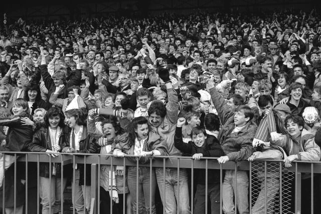 Faces in the crowd as Sunderland faced Gillingham in 1987.