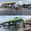Petrol stations across Wearside were quiet on Monday morning.