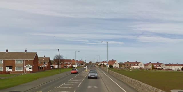 The collision occurred in Mill Lane, Whitburn