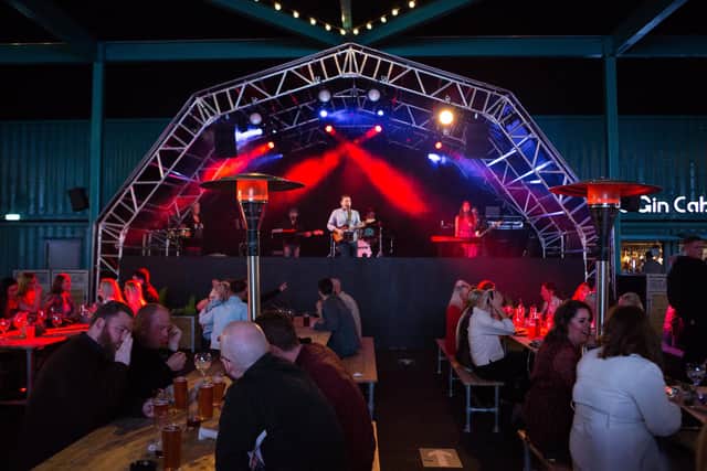 Couples and friends can enjoy the live entertainment