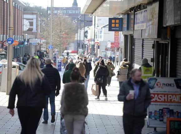 Shoppers back in the streets of Sunderland