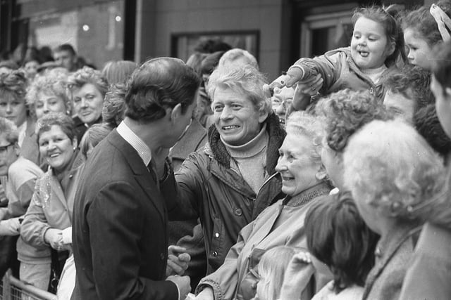 Prince Charles in Sunderland in 1988. Were you pictured among the crowds?