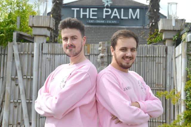 Speed dating night to be held at The Palm.  NCL Dates founders Ben Mellor and James McKenzie.