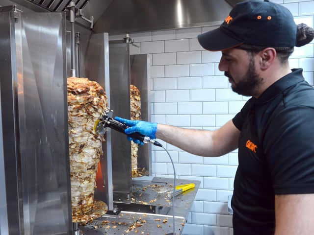 Kebabs can be ordered to take away and in the coming weeks will be available on Just Eat, Uber Eats and Deliveroo.
