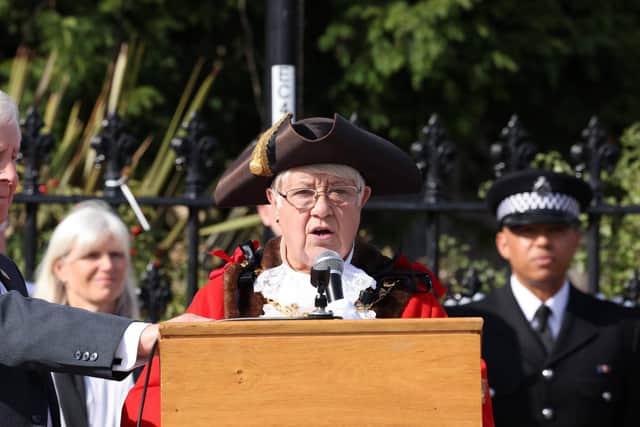 The service was conducted by The Mayor of Sunderland, Coun Alison Smith./Photo: Raoul Dixon / North News & Pictures