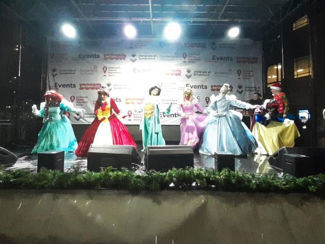 The princesses took a bow