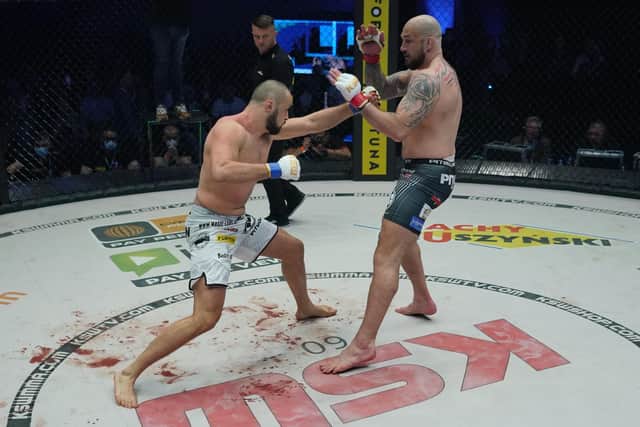 The fight was held in Lodz, Poland. Pictures courtesy of KSW