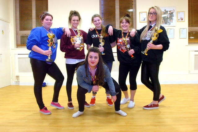 The Boom 'n' Bounce street dancers at Pallion Action Group in 2013.