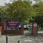 Hasting Hill Academy said it was “working with Public Health and the Department for Education”. Picture from Google.