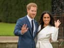 Prince Harry and Meghan Markle in the Sunken Garden at Kensington Palace, London, after the announcement of their engagement. Could their differences with other royals be settled with a pillow fight on a greased up log over a vat of sludge? Only time will tell.