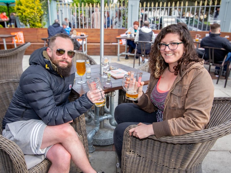 Tam Norris and Anna Hunt at Brewhouse