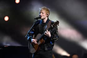 Ed Sheeran performs during The BRIT Awards in February, 2022. Picture: Gareth Cattermole/Getty Images.
