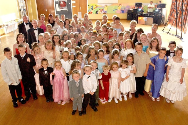 Another reminder of the mini prom at Carley Hill Primary to mark the closure of the school in 2004.