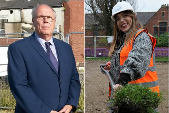 Rival Sunderland councillors Michael Dixon and Rebecca Dixon have clashed over housing issues in the city.