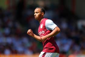 Cameron Archer playing for Aston Villa in pre-season. (Photo by Malcolm Couzens/Getty Images)