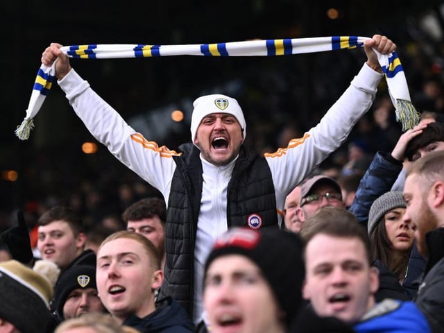 Average league attendance at Elland Road this season = 36,485